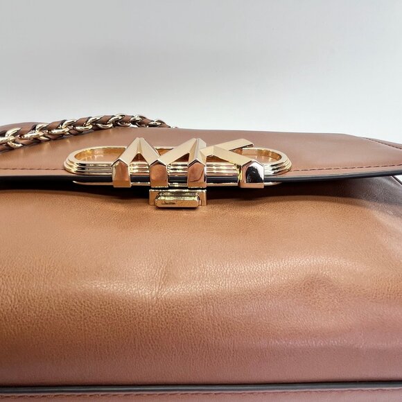 MICHAEL Michael Kors Parker Extra Large Leather Shoulder Bag Brown - Picture 6 of 16